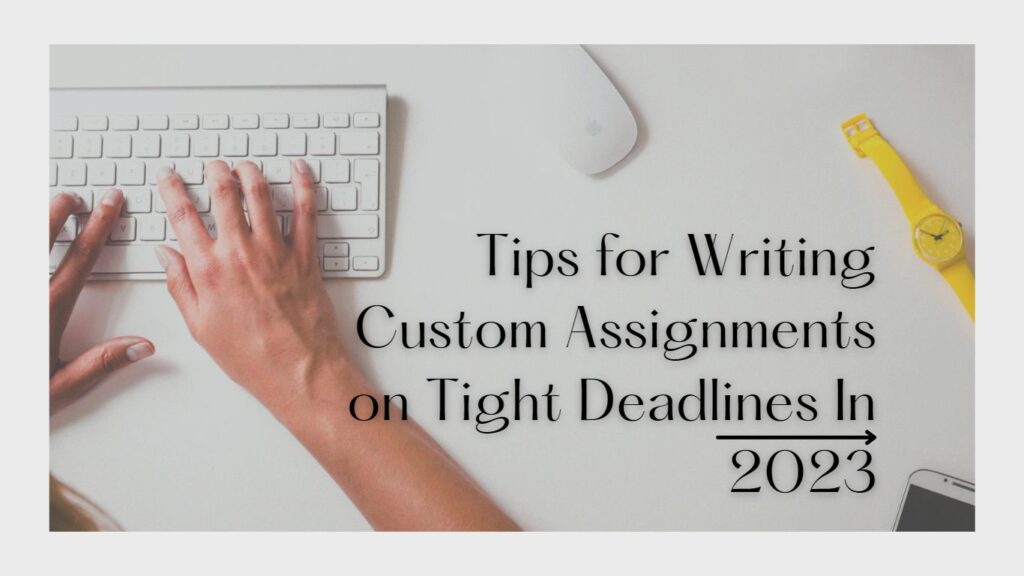 Writing Custom Assignments